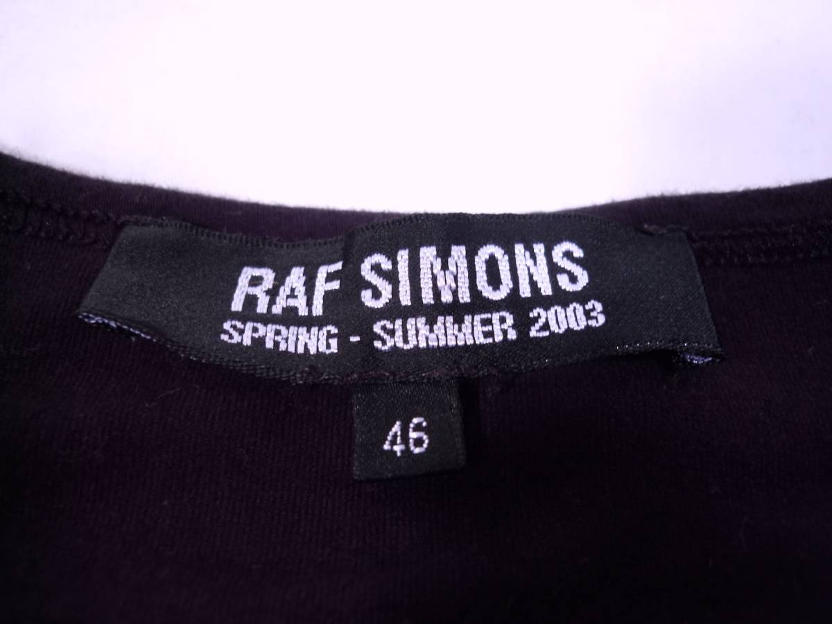 初期 RAF SIMONS 2003SS 消費者期 CONSUMED グラフィッック ストレッチ 