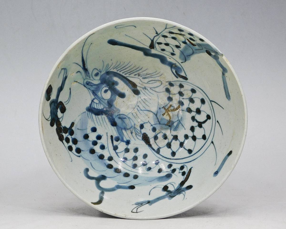 中国美術 中国美術 唐物 染付 煎茶道具 茶碗 青華 古美術 煎茶