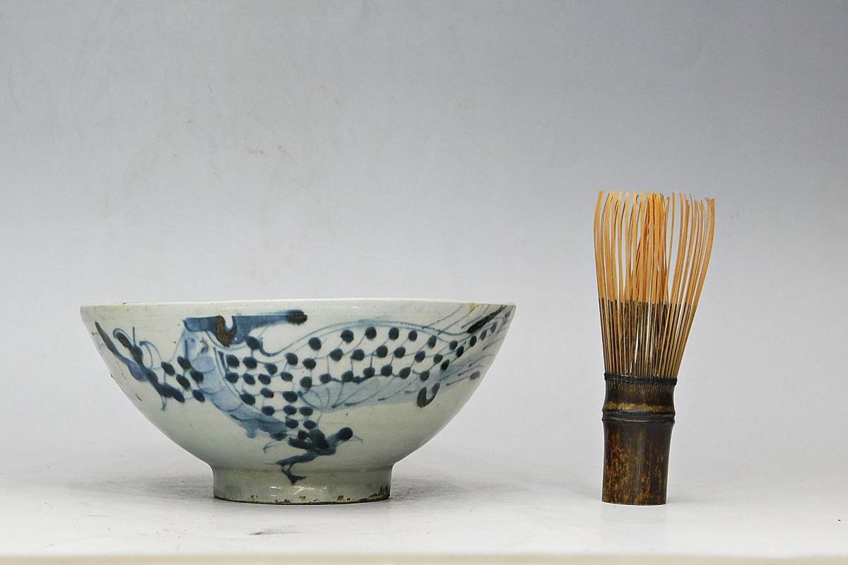 中国美術 中国美術 唐物 染付 煎茶道具 茶碗 青華 古美術 煎茶