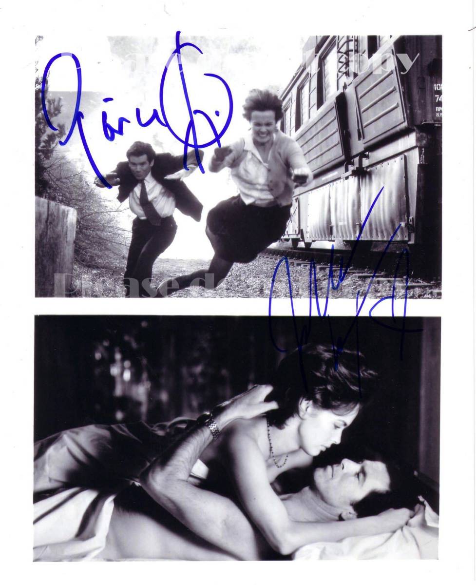 007 ゴールデンアイ Pierce Brosnan Izabella Scorupco ピアース ブロスナン イザベラ スコルプコ サイン フォト サイン 売買されたオークション情報 Yahooの商品情報をアーカイブ公開 オークファン Aucfan Com