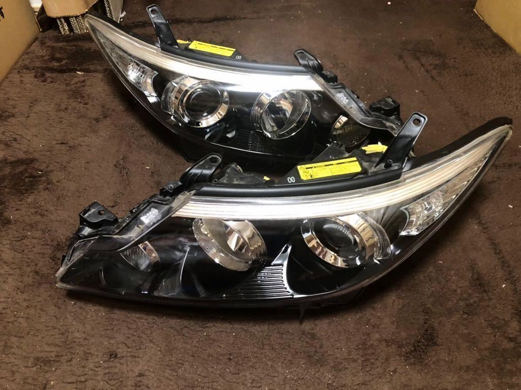 50 エスティマ 後期 左右 ヘッドライト HID インナーブラック コイト 