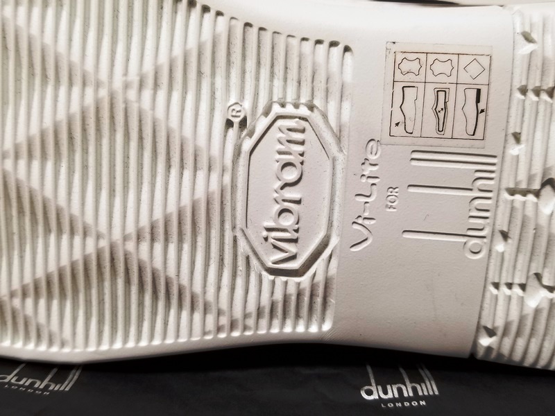 1円～7.7万本物新品ダンヒル dunhill レザースリッポンシューズ「ラジアルスポイラー」スニーカー25.0㎝ スポイラーヒールデザイン | dunhill JP テーラード ブラック 24SS
