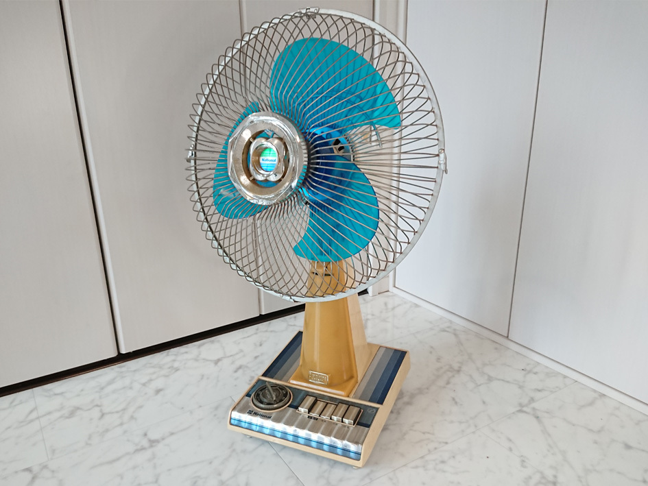 ☆希少 昭和レトロ ヴィンテージ 1967年物 扇風機 ナショナル F-30KG G