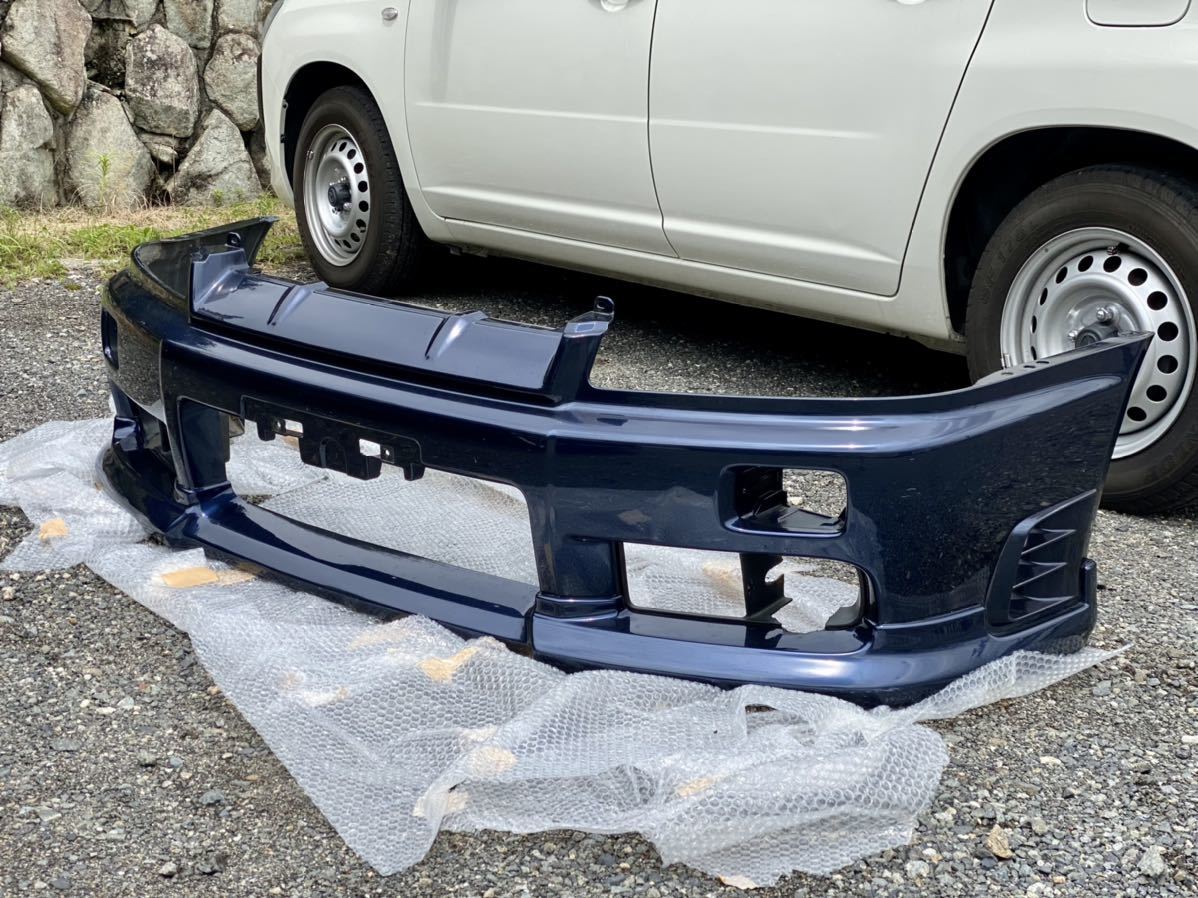 ER34 前期 純正 フロント バンパー オプションリップスポイラー 純正 OP ハーフ リップ アルティア ニスモ エアロ R34 HR34 ENR34