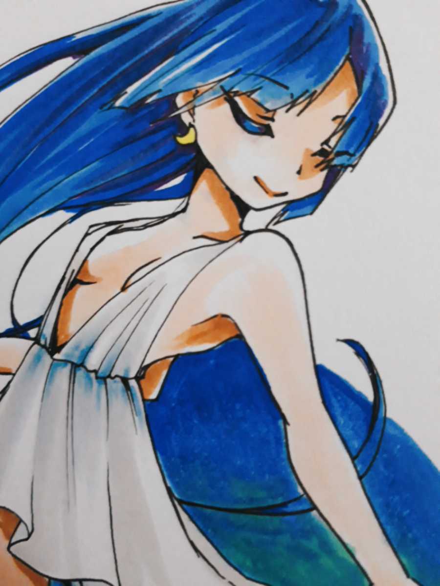 はがきサイズ 手書きイラスト 夜 女の子 オリジナルイラスト 手描きイラスト ハガキサイズ ポストカード 葉書 手描きイラスト 売買されたオークション情報 Yahooの商品情報をアーカイブ公開 オークファン Aucfan Com