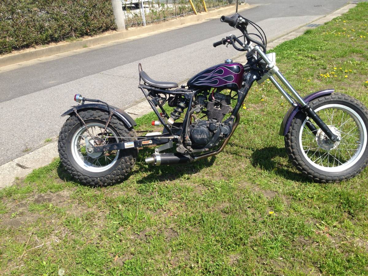 YAMAHA TW200 2JL チョッパースタイル制作途中車両カスタム車両 千葉県 