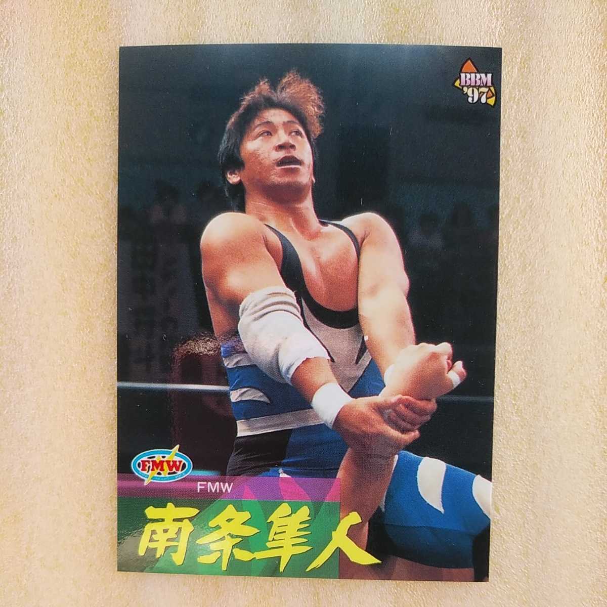 ベースボールマガジン社BBM1997プロレスカード№46南条隼人 