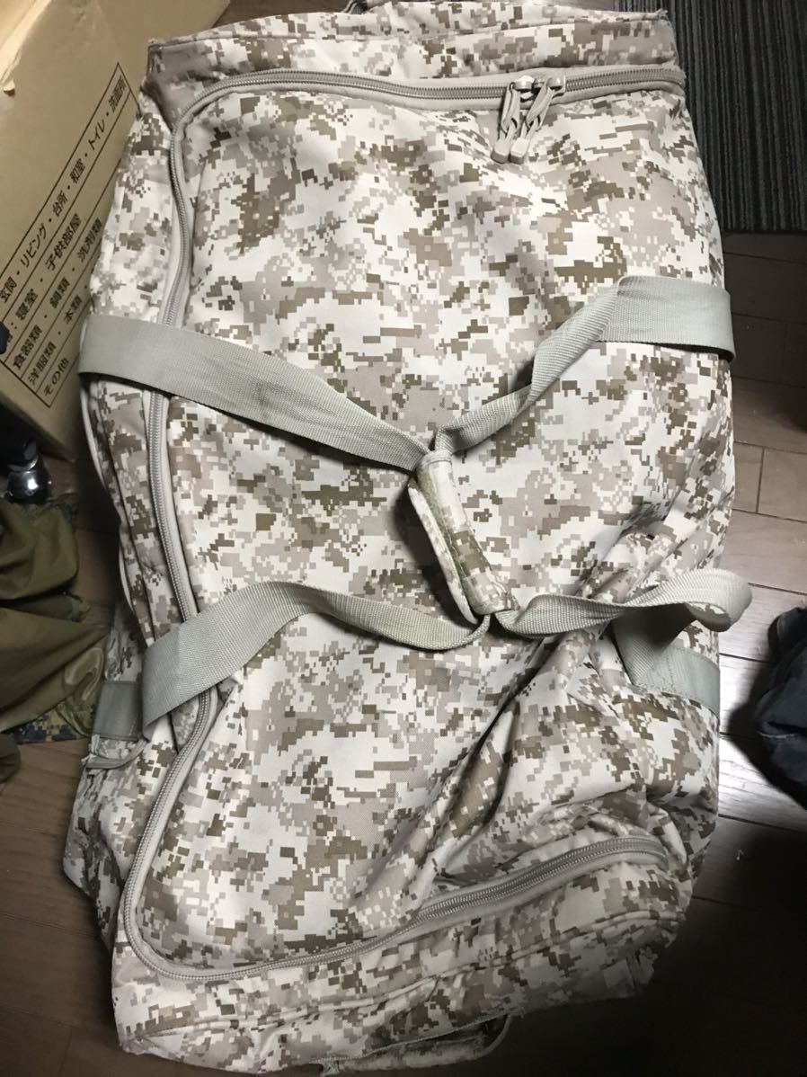 USMC 米軍放出品 海兵隊 大型キャリーバッグ 横43 縦82 高さ