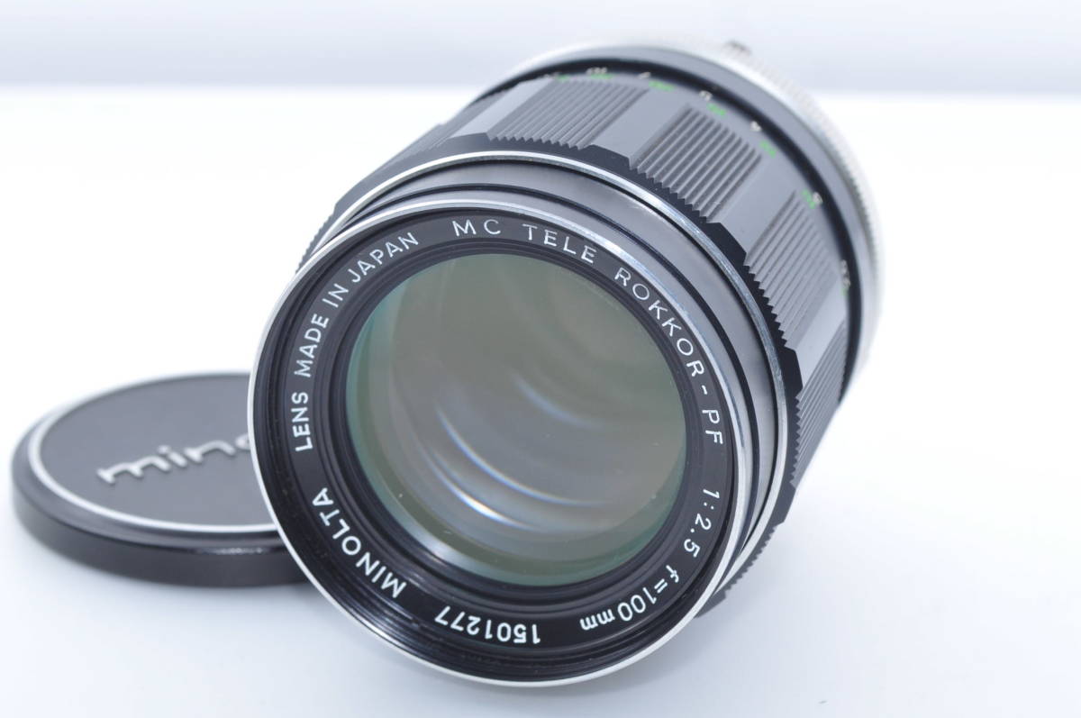 ミノルタ MINOLTA MC TELE ROKKOR-PF 100mm f2.5 MF 一眼カメラレンズ
