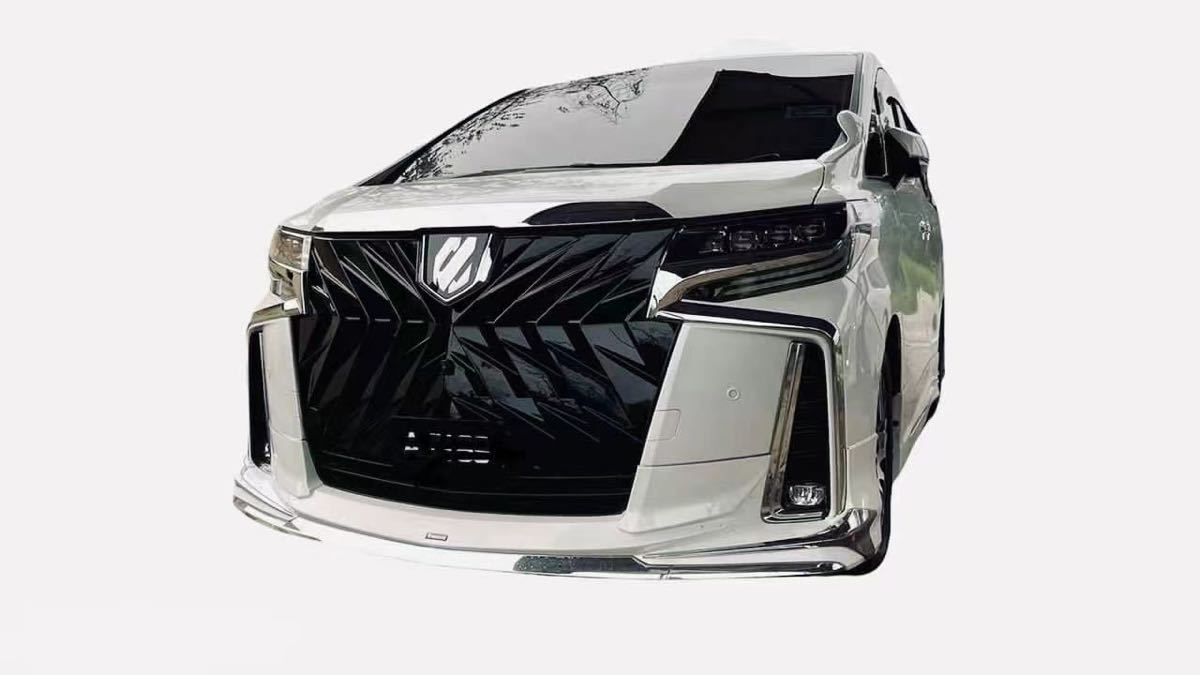 大迫力顔面◎TOYOTA 30系 アルファード スポーツグリル トヨタ 簡単装着