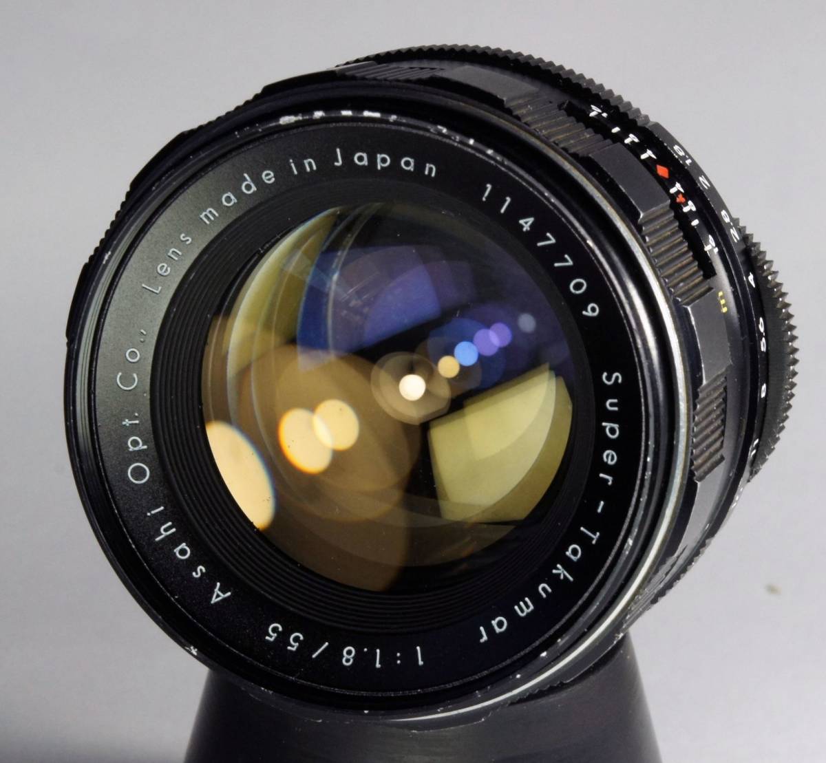 55mm 分解整備・実写確認済 Super-Takumar F1.8 Takumar f1.8 0 虹色
