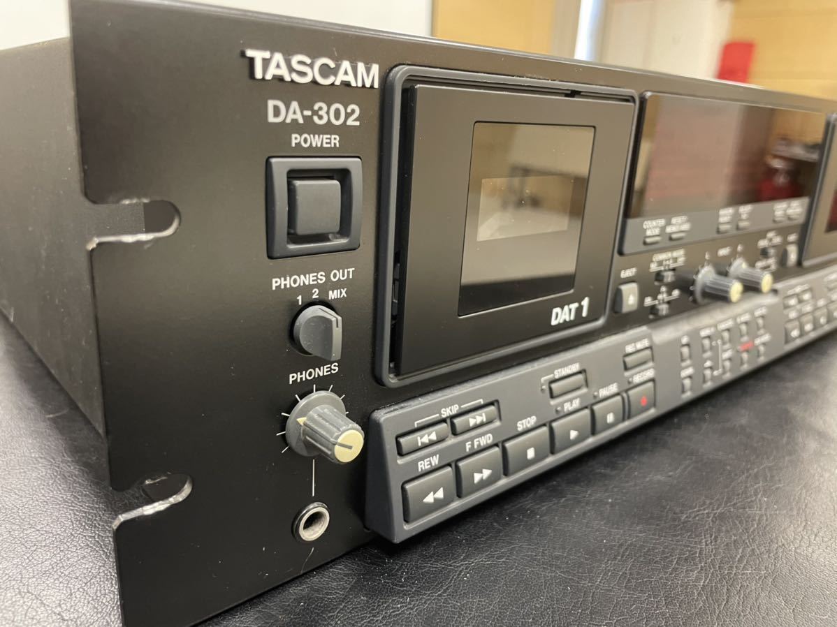 TASCAM タスカム 高級プロ業務用ダブルDATデッキ DA-302 難あり DA-302