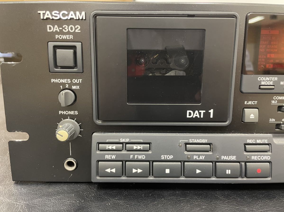TASCAM タスカム 高級プロ業務用ダブルDATデッキ DA-302 難あり DA-302