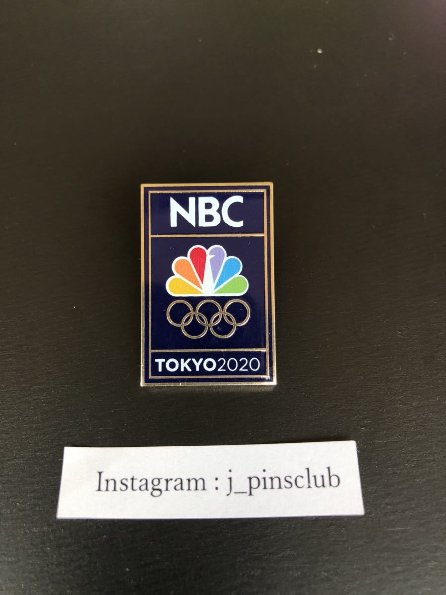 Tokyo2020□NBC□長方形タイプ□非売品□ピンバッジ□東京オリンピック 