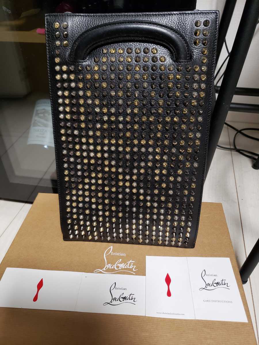 クリスチャンルブタン　バック　箱、ギャランティ、領収書付属です