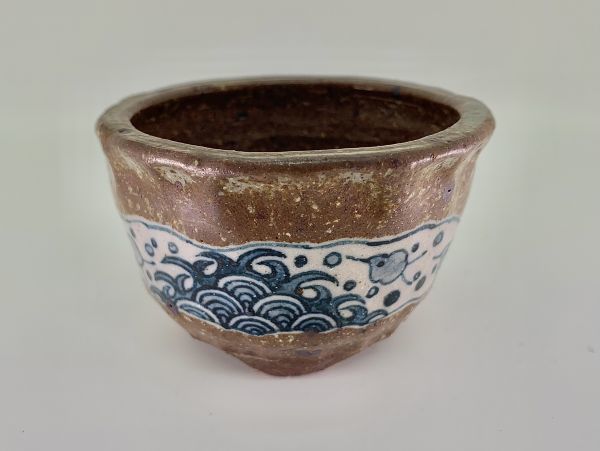 812.佐野大助 赤繪模様紋兽足丸 盆栽鉢 模木鉢 9.7*4cm 楽天市場】【中古】盆栽鉢 佐野 大助 小鉢 長辺 約10cm 長方鉢 五色絵