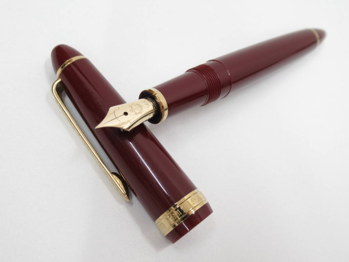 SAILOR セーラー 14K FOUNDED 1911 万年筆 赤 ボルドー 0 FOUNDED
