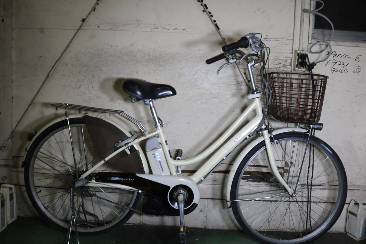 SOLD OUT電動自転車 ブリヂストン STILA シャンパンゴールド Assista 