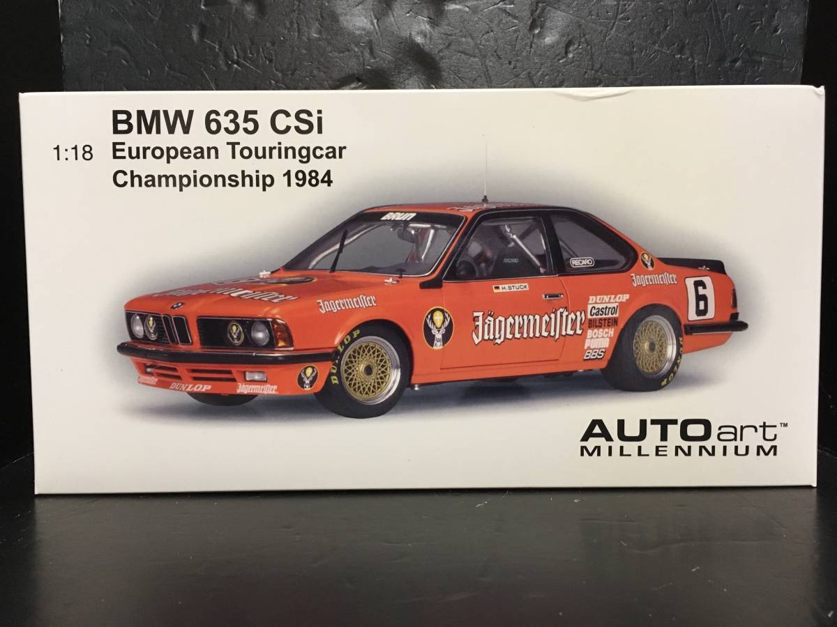 安い，100%新品 Ａａ１／１８ オートアート BMW ６３５ ＣＳi ヨーロッパ ツーリングカー選手権 １９８４ ＃０６(レーシングカー)｜売買されたオークション情報、yahooの商品情報をアーカイブ公開 - オークフ レーシングカー