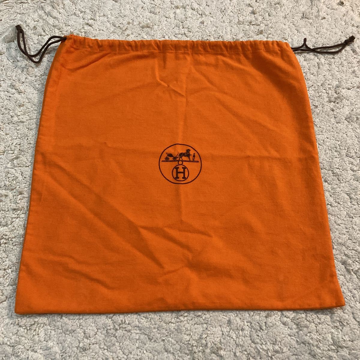 エルメス 保存袋 45×44 オレンジ HERMES バーキン ケリー バーキン30