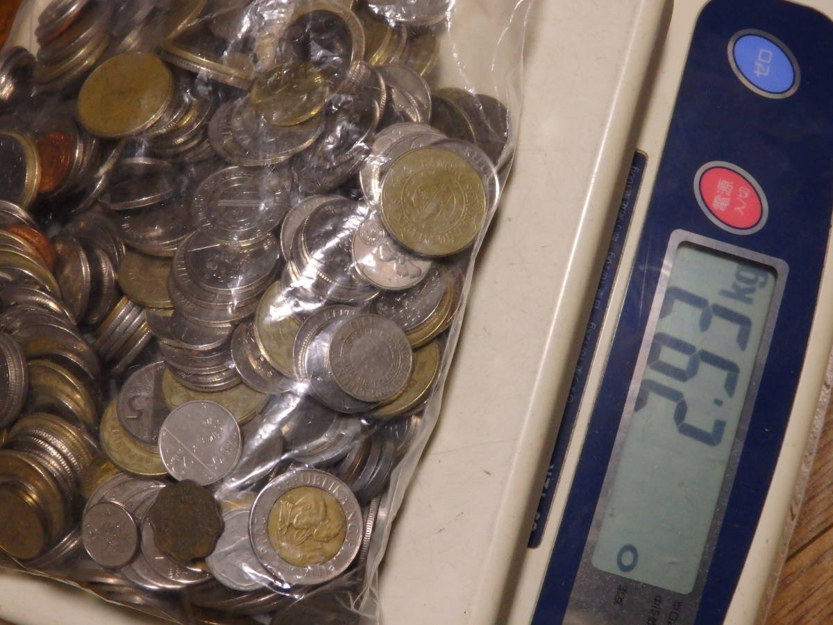 フィリピンのコイン　約１３６ドル　約２，９３ｋｇ　外国コイン Yahoo!オークション - の落札相場・落札価格 外国コイン 5セント 新1円銀貨(1円