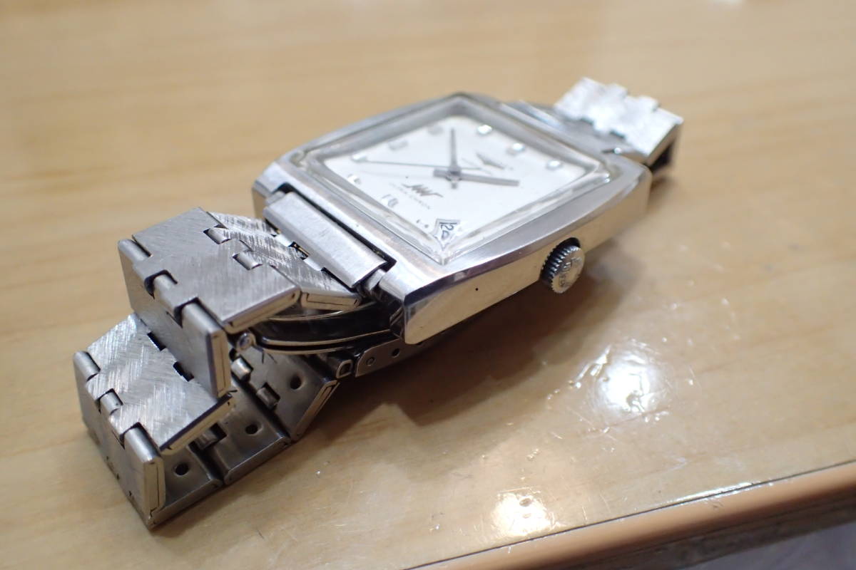 動作品 貴重◇ロンジン/LONGINES ウルトラクロン◇ スクエアケース 