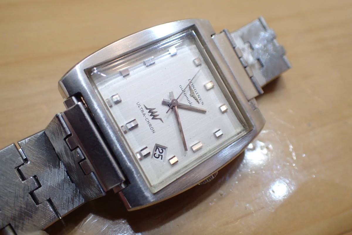 LONGINES 自動巻き 時計 スクエアケース