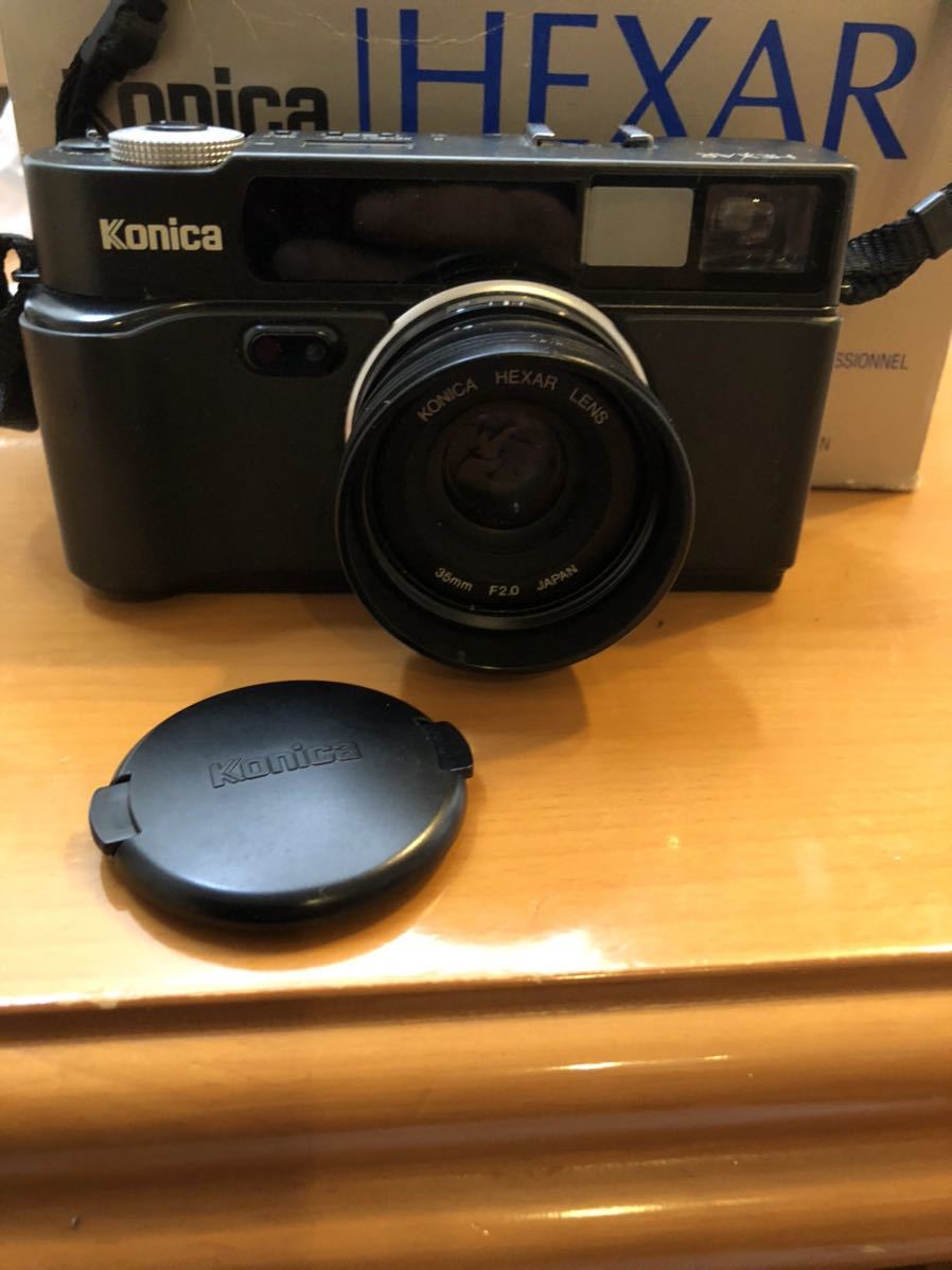 【100%新品，HOT】 Near Mint Konica Hexar AF Black Body 35mm f/2 Lens w/ Date Back コニカ コンパクト フィルムカメラ ヘキサー #407(コンパクトカメラ)｜売買されたオークション情報、yahooの商品情報をアーカイブ公開 - オーク コンパクトカメラ