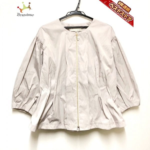ジユウク 自由区/jiyuku ブルゾン サイズ50 XL - ベージュ レディース 長袖/ジップアップ/春/秋 ジャケット