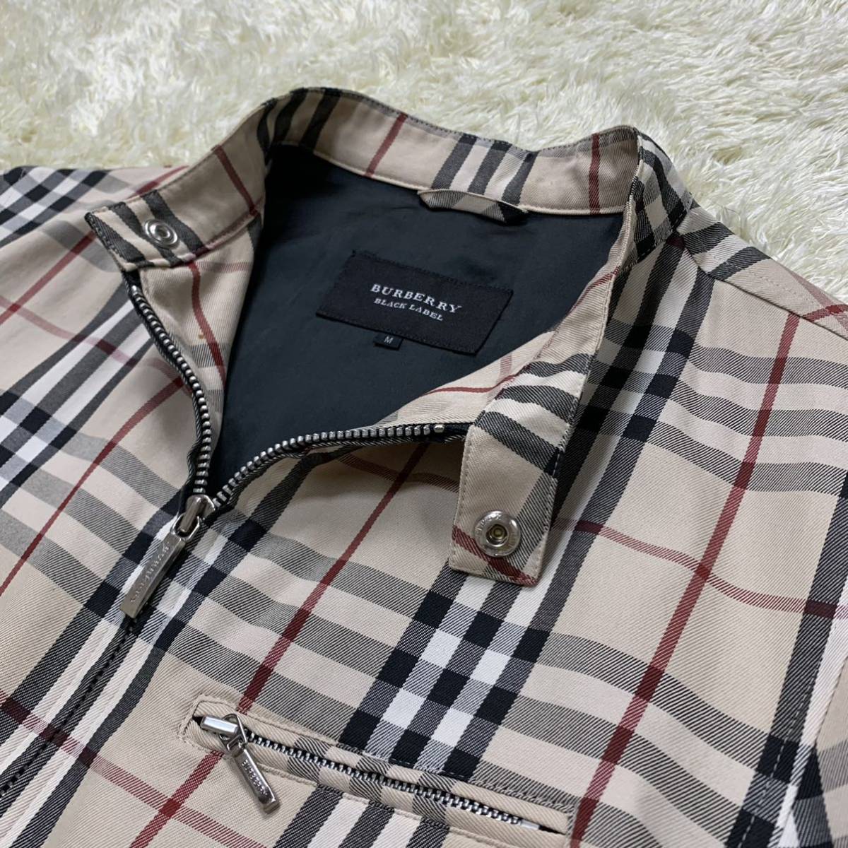 バーバリーブラックレーベル『圧巻のノバチェック』BURBERRY BLACK