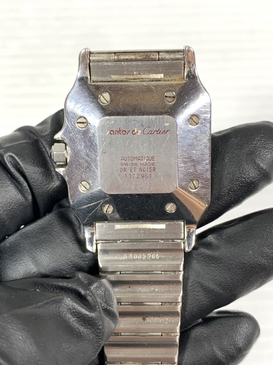 さく様 稼働品 Cartier カルティエ サントスガルベ AT 自動巻 メンズ コンビ