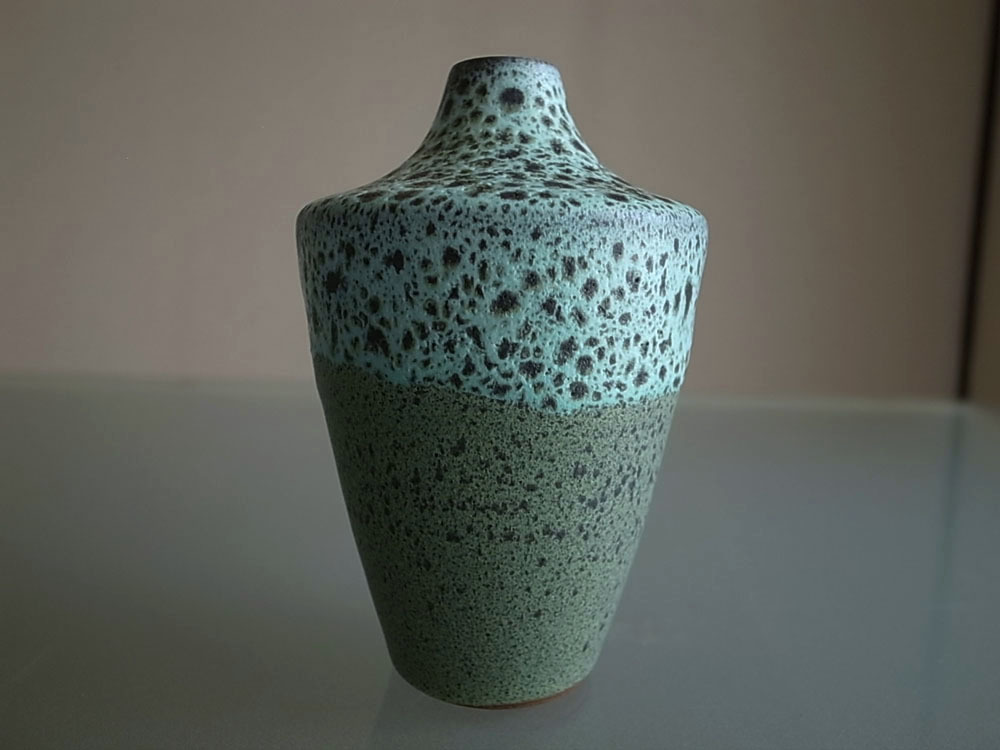 ドイツ 1960年代 Romhild Fat Lava 花器 (1) 東ドイツ ミッドセンチュリー ヴィンテージ 花瓶 一輪挿し オブジェ フラワーベース