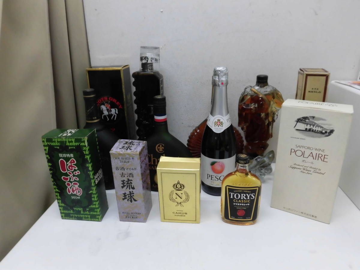 古酒 ウイスキー ブランデー ワイン 日本酒 泡盛等 14本 まとめ 飲料