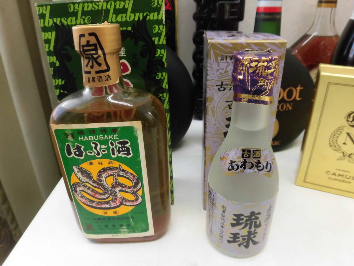 古酒 ウイスキー ブランデー ワイン 日本酒 泡盛等 14本 まとめ 飲料