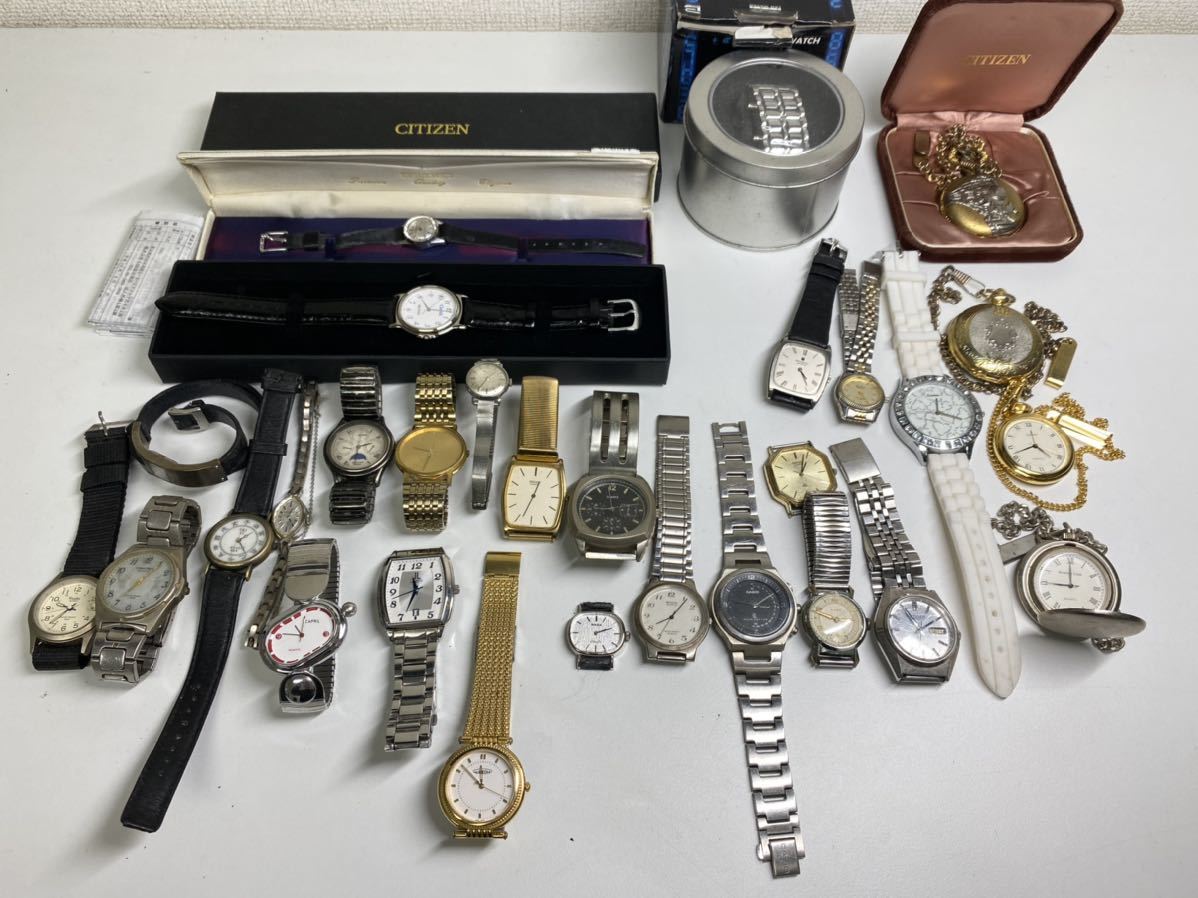 SEIKO ラドー TECHNOS 腕時計　4本まとめ売り 腕時計 まとめ 29点 SEIKO CITIZEN クイーンセイコー RADO ラドー