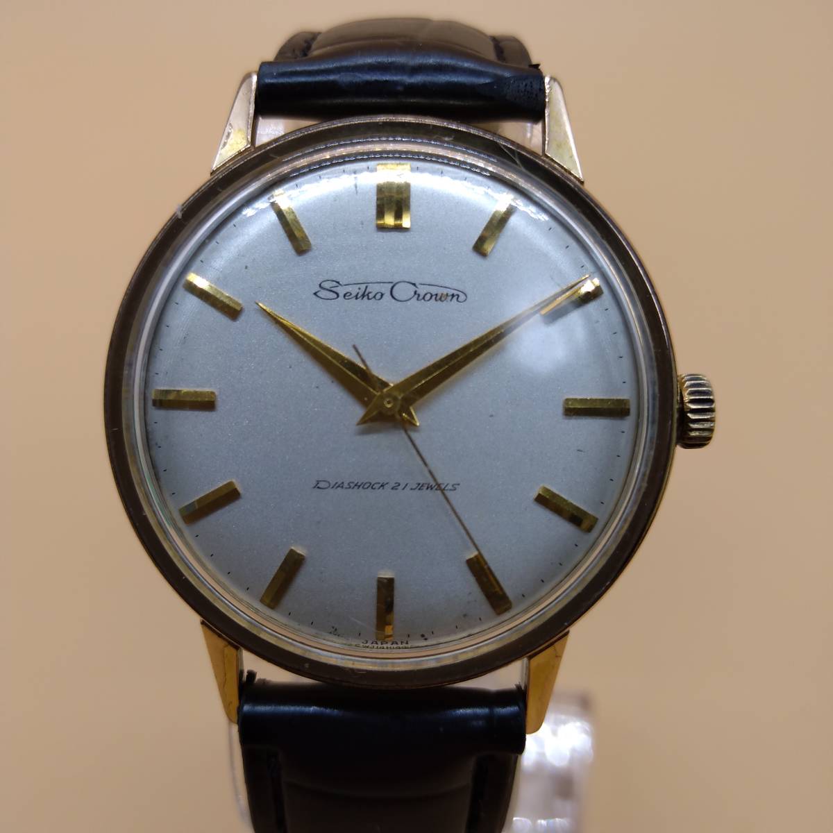 セイコークラウン SEIKO 機械式手巻腕時計 21石 アクセサリー、時計 さ行