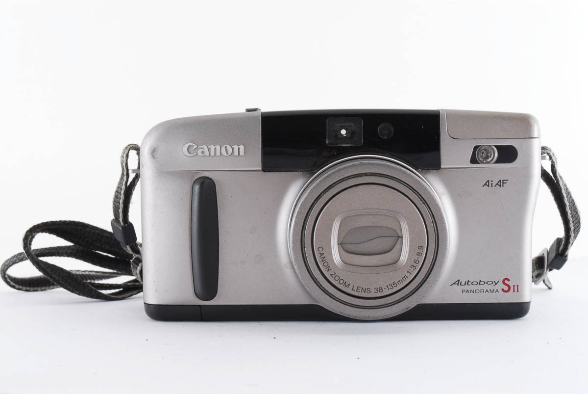 Autoboy Canon S - キャノン | II 0 オート ブラック PANORAMA 中古