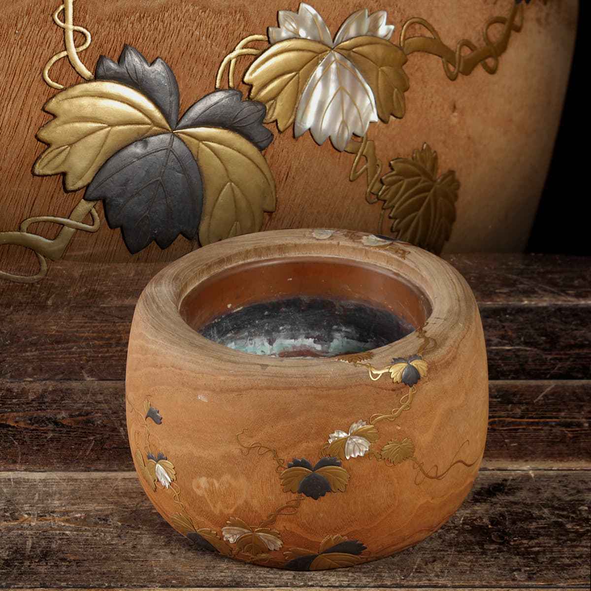 ColBase | - 共箱 第7回 豊平翠香（作) 一対（2個) 豪華切金蒔絵 春秋 