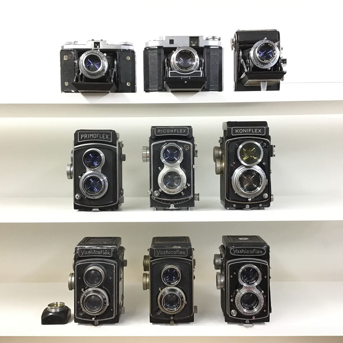  Yashicaflex Ricohflex Zeiss Ikon IKONTA Mamiya6 他 二眼 蛇腹 レトロフィルム 9点セット まとめ ジャンク品 2716TMC(その他)｜売買されたオークション情報、yahooの商品情報をアーカイブ公開 - オークファン その他