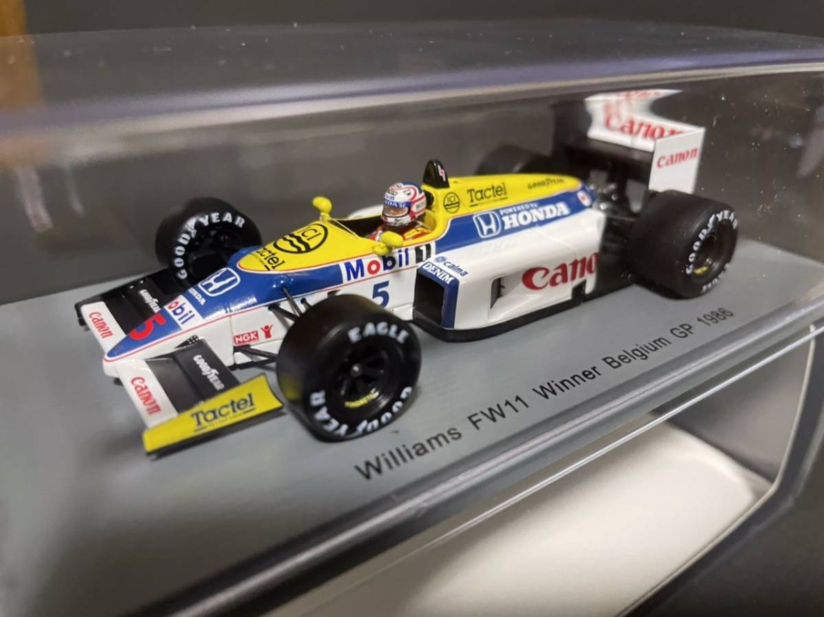 1／43 スパーク SPARK ウィリアムズ FW11 1986 ベルギーGP Winner #5 N