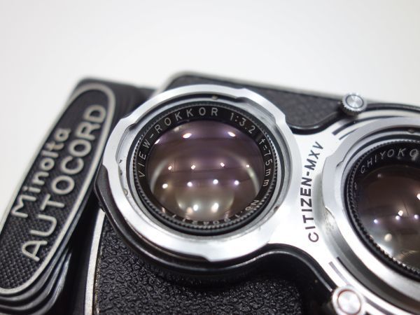 Minolta AUTOCORD VIEW-ROKKOR 1:3.2 f=75mm CHIYOKO ROKKOR 1:3.5 f