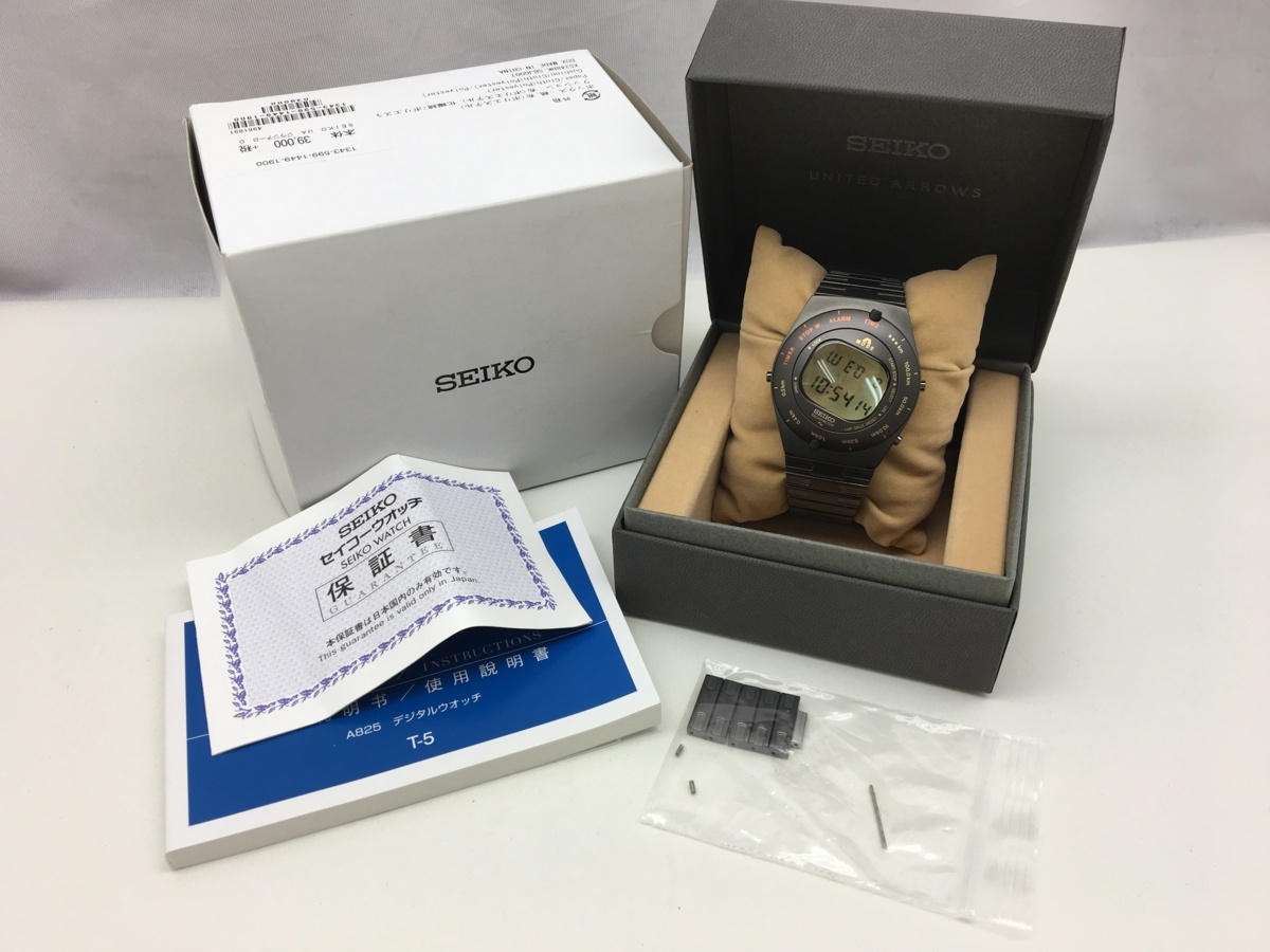 9k2211】 腕時計 SEIKO A825-00E0 ユナイテッドアローズコラボ 