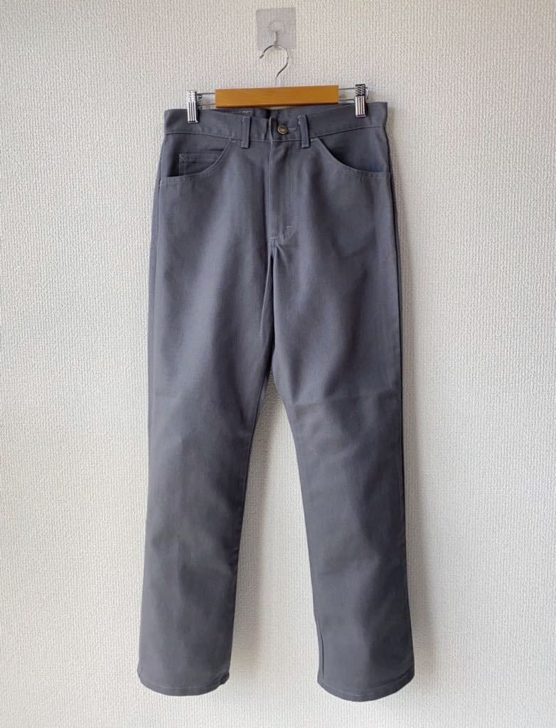 90s USA製 Lee ツイル パンツ W30 カツラギ グレー リー