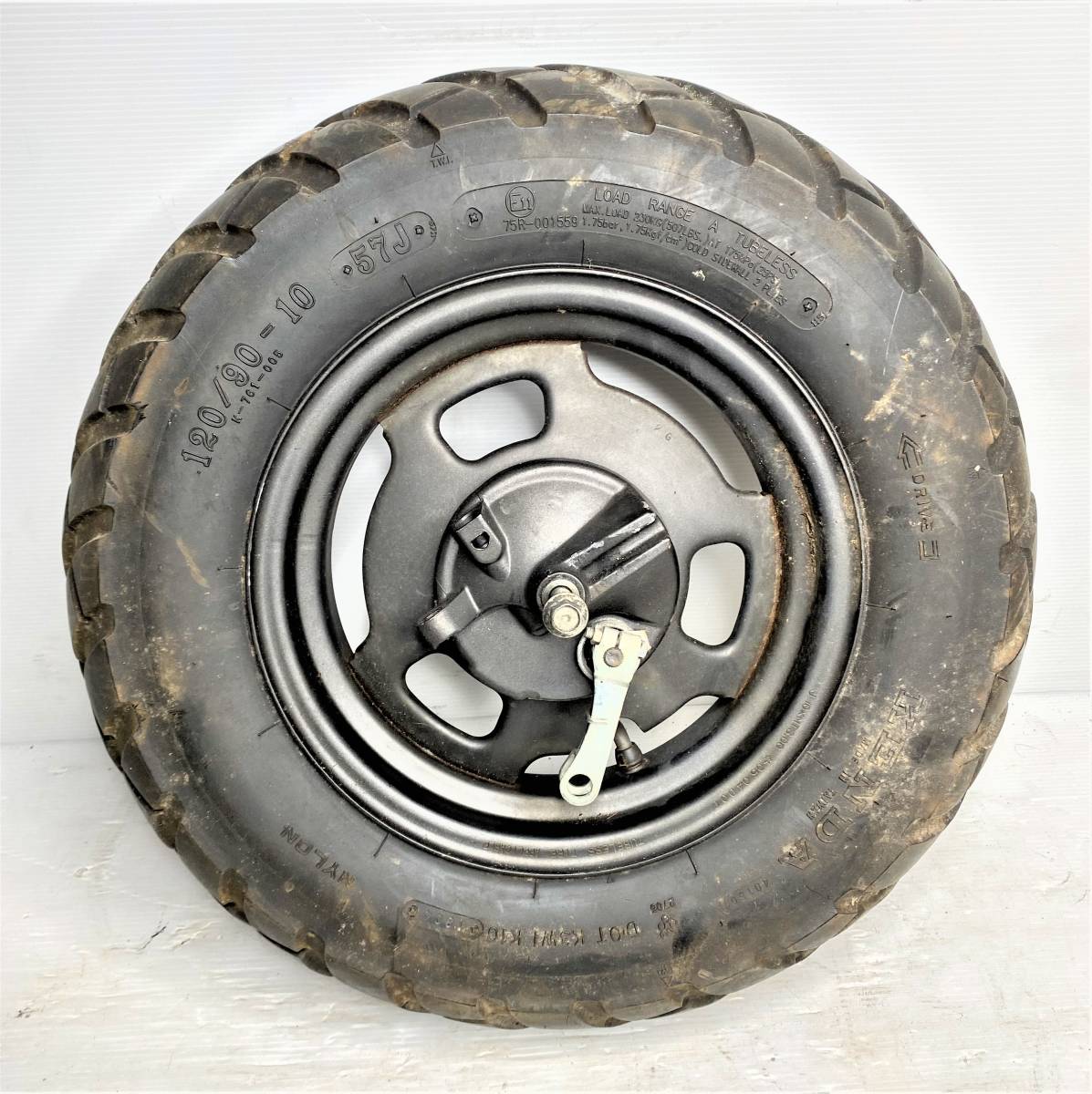 AF58】ホンダ ズーマー タイヤ付き ホイール/HONDA ZOOMER Wheels with