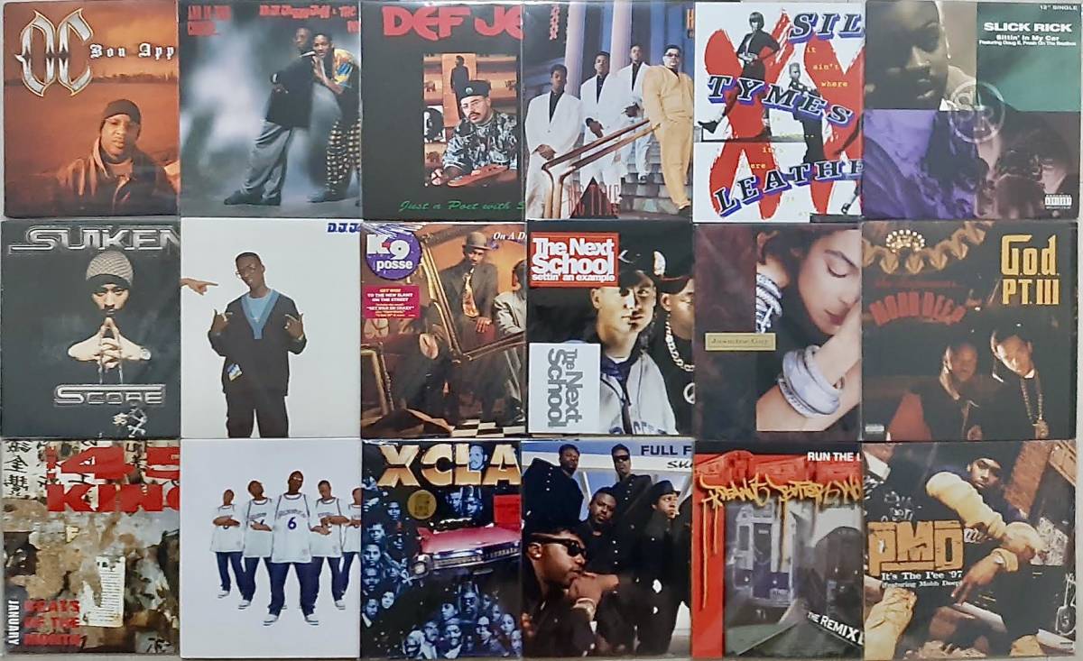 美品多数 Hiphop LP & 12" まとめ売り101枚セット / Jazzy Jeff X-Clan Def Jef 90's ヒップホップ Talib Hi-Tek DJ Premier アングラ 