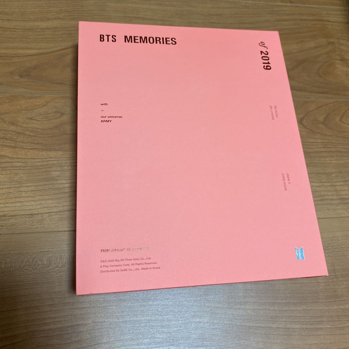 BTS memories 2019 DVD バンタン RM ジン J-HOPE ジミン テテ グク 
