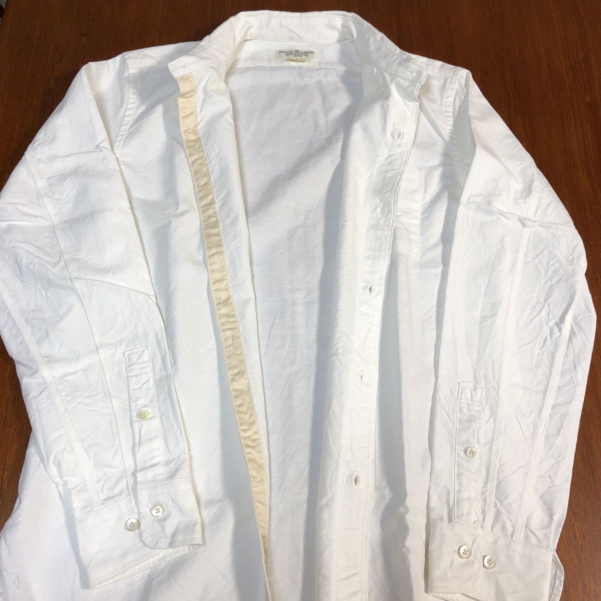 未使用】 PHIGVEL MAKERS CO. CLASSIC BD SHIRT OFF WHITE SIZE 2 