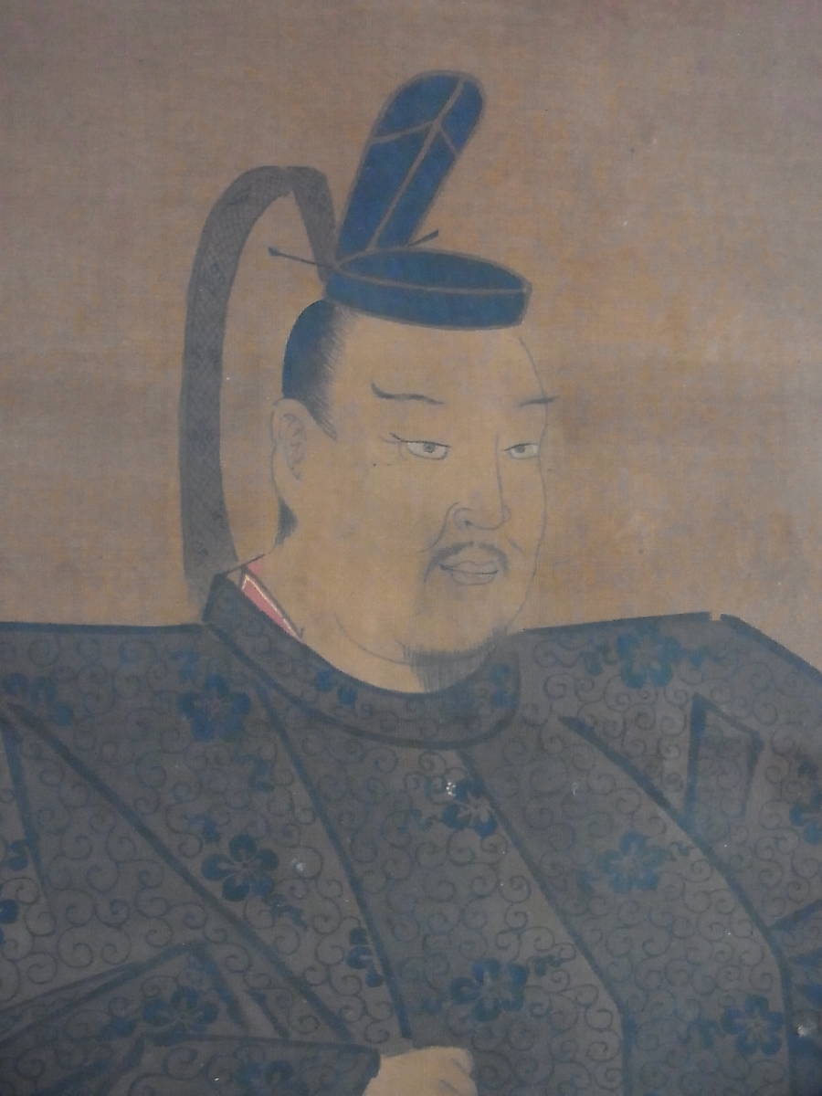 古画 天神 絹本 無落款／江戸初