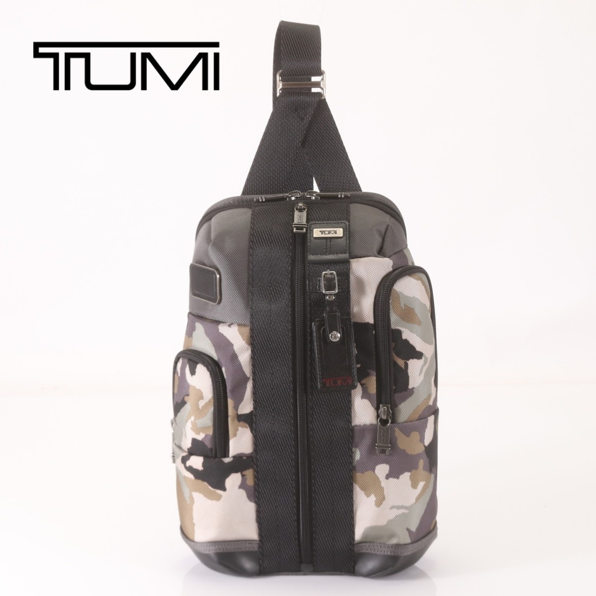 未使用品】TUMI 純正ショルダーベルト ☆ブラック/ダークブラウン