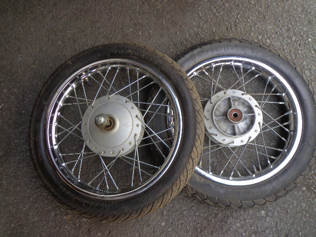 郵政カブ　JA10　14インチホイール前後Set スーパーカブ110郵政カブJA10用前後ホイールセット 14インチ 前後